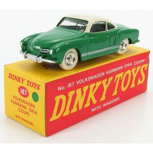 DINKY TOYS 1/43 フォルクスワーゲン カルマンギア 1955 グリーン VW KARMANN GHIA ディンキー 復刻版 ミニカーの画像