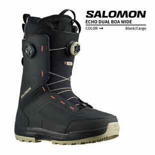 Salomon 23-24 サロモン スノーボードブーツ メンズ ECHO DUAL BOA WIDE Snowboards L47333300の画像