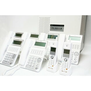 【新品ビジネスフォンセット】愛知県内・取付工事付 SAXA製 PLATIA3（プラティア3）光電話対応機 ・PT1000-3 Pro（1台）・ひかり電話対応VoIPパッケージ（1枚）・TD1010白電話機（6台）・WS1000（2台）（主装置をスタンダードに変更可能）の画像