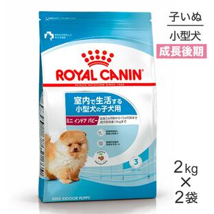 【2kg×2袋】ロイヤルカナン 子犬 ミニインドアパピー (犬・ドッグ) [正規品]の画像
