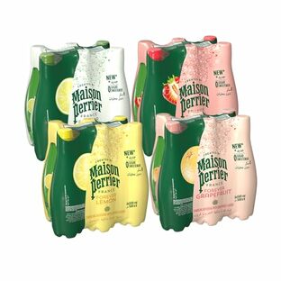 Maison Perrier（メゾンペリエ）アソートセットPET 500ml（６本ｘ４フレーバー) フランス産フレーバー炭酸水の画像