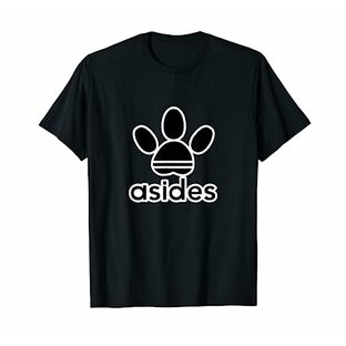 ASIDES アシデス asides 足です。肉球です。【変なTシャツ屋さん】スポーツ ブランド パロディ 面白デザイン Tシャツの画像