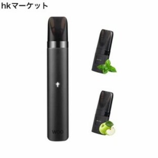 電子タバコ vape ベイプ 禁煙グッズ でんしたばこ べいぷ本体 水蒸気タバコ 爆煙 ポッド2個付き ニコチンなし RELXとの互換性がある WOOの画像