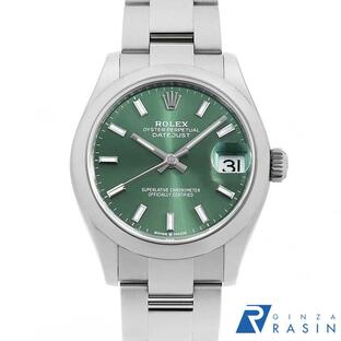 ロレックス デイトジャスト31 278240 ミントグリーン バー 3列オイスターブレス ランダム番 新品 ボーイズ(ユニセックス) 腕時計の画像