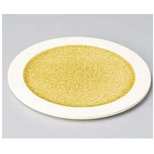 和食器 透き通る水辺が好き イエローサファイヤ 黄色 22cm丸皿の画像