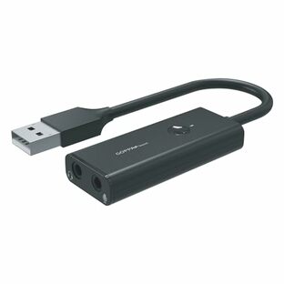 GOPPA ゴッパ USB-A オーディオ変換アダプタ 3.5mm ミニジャック ヘッドホン・マイク端子 ハイレゾ対応 ミュートボタン搭載 Windows/Mac/PS4/PS5/Switch GP-AUA2HM/B-ECの画像