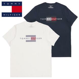 トミーヒルフィガー Tシャツ メンズ TOMMY HILFIGER 09T4325 半袖 ブランド フラッグロゴ トップス 春 夏 クルーネック ショートスリーブ SS かっこいいの画像