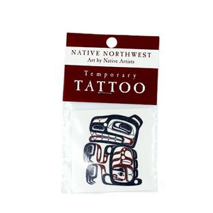 TATTOO 刺青 タトゥ シール カナダ 先住民 ネイティブ インディアン柄 BEAR ベアー 熊 David R. Boxleyの画像