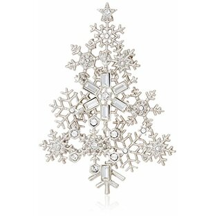 [ヴァンドームブティック]雪の結晶 クリスマスツリー ブローチ VBMV6561 UTの画像