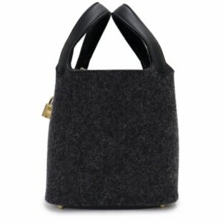 （未使用 展示品）エルメス HERMES ピコタンロック 18 PM ハンドバッグ ヴォースイフト レザー フェルト Noir ノワール ブラック 黒 ゴの画像