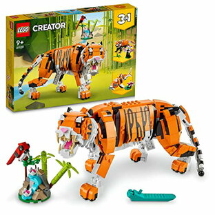 【クーポン配布中】 レゴ(LEGO) クリエイター 野生のトラ 31129 おもちゃ ブロック プレゼント 動物 どうぶつ 宝石 クラフト 男の子の画像