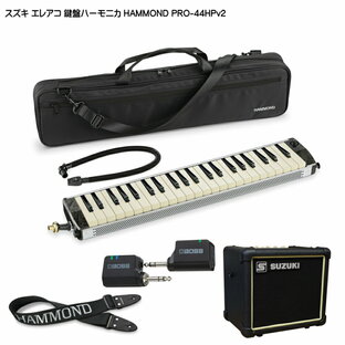 スズキ エレアコ鍵盤ハーモニカ HAMMOND PRO-44HPv2 ストラップ/WL20/アンプ付 SUZUKIの画像