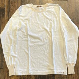 ミスターフリーダム×シュガーケーン Made in USA 18/1tubular jersey 長袖 Tシャツ SC69030 101)ホワイト サイズL トップス ワークの画像