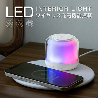 【クーポンで6760円】GOODGOODS スピーカー付き LED ランタン 小型 ライト 360度発光 2台接続 ワイヤレススピーカー Bluetooth5.1 高音質 重低音 コンパクト インテリア 電球色 MIX スマホ ベッドサイド インテリアライト 寝室 常夜灯 お中元 祝い ギフト HM-01Sの画像