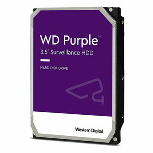 Western Digital ウエスタンデジタルWD Purple監視システム用 内蔵ハードディスクドライブ 3.5 HDD 2TB パープル WD23PURZ(2575070)送料無料の画像