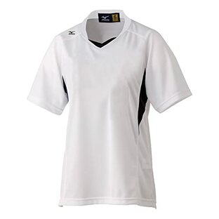 [ミズノ] 野球 アパレル ゲームシャツ 12JC4F70 ホワイト×ブラックの画像