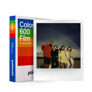 Polaroid(ポラロイド) インスタントフィルム Color Film for 600 カラーフィルム 8枚入り フレームカラー白 (6002)の画像