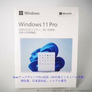 Microsoft Windows 11 Pro ダウンロード リテール版 正規プロダクトキー ウィンドウズ11 認証保証 再インストール可能 オンライン認証の画像
