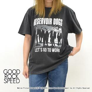 グッドロックスピード GOOD ROCK SPEED レザボア・ドッグス フォトプリントTシャツ "RESERVOIR DOGS" チャコール メンズ レディースの画像