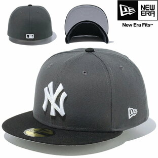 ニューエラ キャップ NEW ERA 59FIFTY Shadow ニューヨーク・ヤンキース ダークグラファイト ブラックバイザー 正規取扱店 ベースボールキャップ MLB メジャーリーグ ベースボール CAP キャップ 帽子 14109882 【12時迄のご注文で当日出荷（店舗休業日以外）】の画像