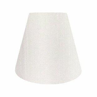 lamp-shade 【A-25140】アーム式シェード ホテルシェード ランプシェード交換用 電気スタンドの傘 照明 シャンタン ホワイト 直径25cmの画像